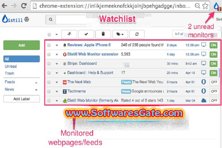Distill Web Monitor : Version 3.11.12 (Latest Software) Distill Web Monitor : Version 3.11.12 (Latest Software)