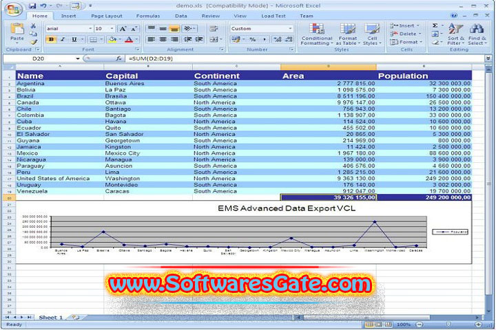 EMS Advanced Data Export VCL Suite : Version 4.15.0.0 (Latest Software)