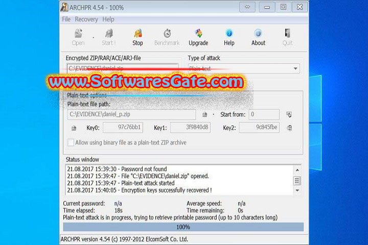 ElcomSoft Advanced Archive Password Recovery Enterprise : Version 4.66.266 (Latest Software)