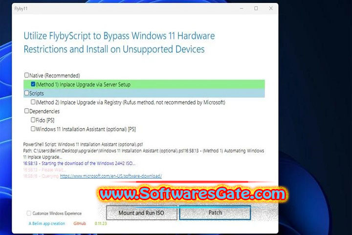 FlyOobe : Version v1.31.531 (Latest Software)