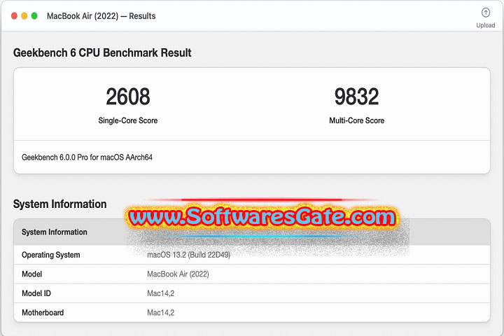 Geekbench Pro : Version 6.5 (Latest Software) Geekbench Pro : Version 6.5 (Latest Software)