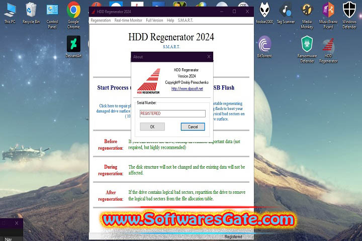 HDD Regenerator : Version 2024 v20.24.0.0 (Latest Software) HDD Regenerator : Version 2024 v20.24.0.0 (Latest Software)