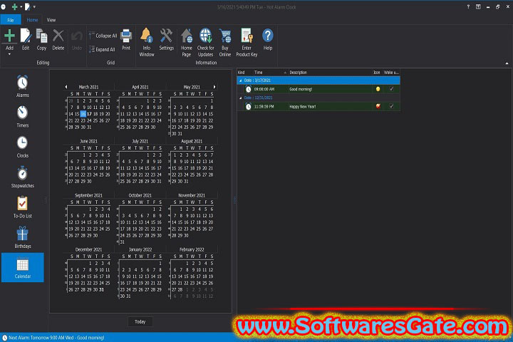 Hot Alarm Clock : Version 6.4.3.0 (Latest Software) Hot Alarm Clock : Version 6.4.3.0 (Latest Software)