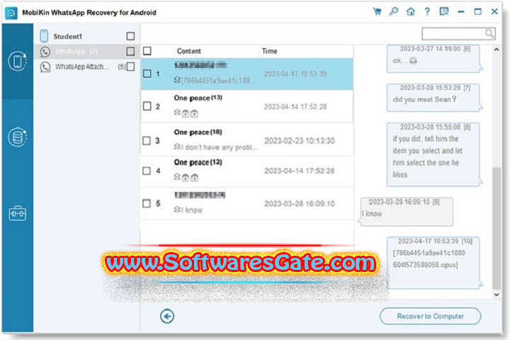 MobiKin Recovery for WhatsApp : Version 2.2.13 (Latest Software)