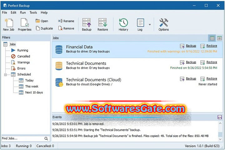 Perfect Backup : Version 3.4.0 (Latest Software)