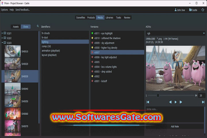Prism Pipeline : Version v2.0.17 (Latest Software)