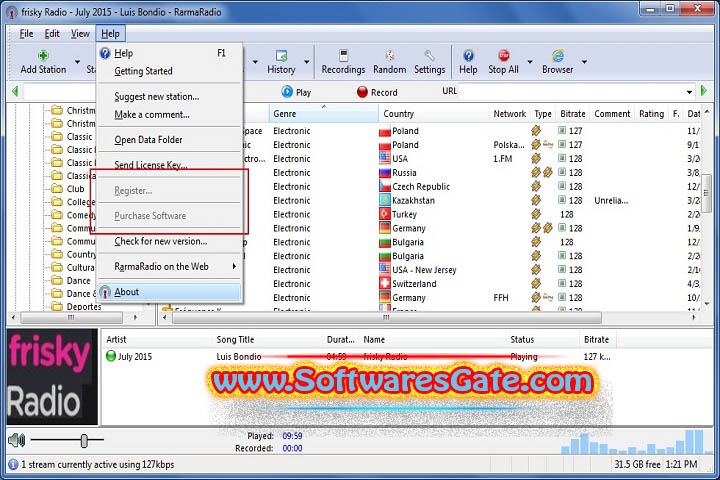 RarmaRadio Pro : Version 2.76.7 (Latest Software)