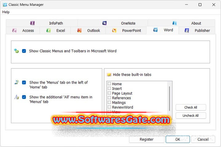 Reuschtools ClassicMenu : Version 4.65 (Latest Software)
