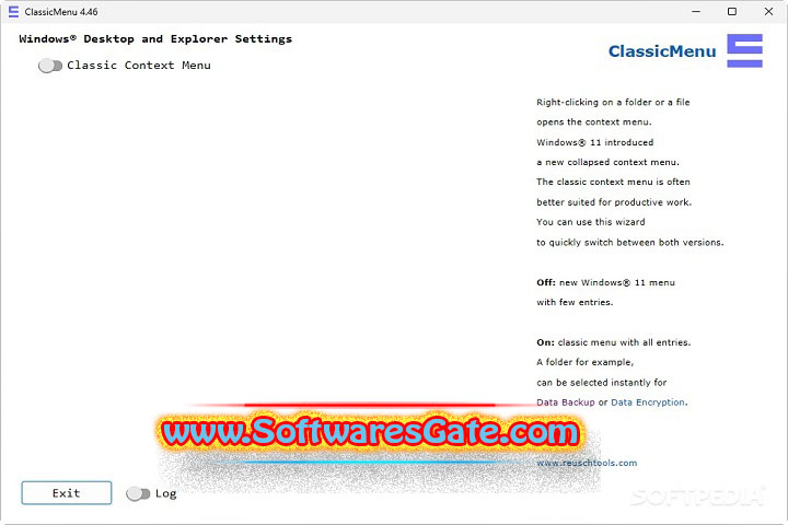 Reuschtools ClassicMenu : Version 4.65 (Latest Software)