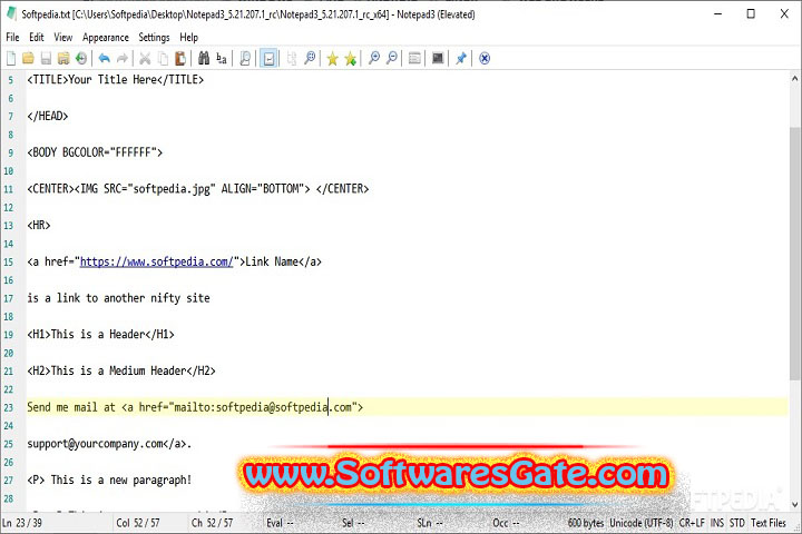 Rizonesoft Notepad3 : Version 6.25.822.1 (Latest Software)