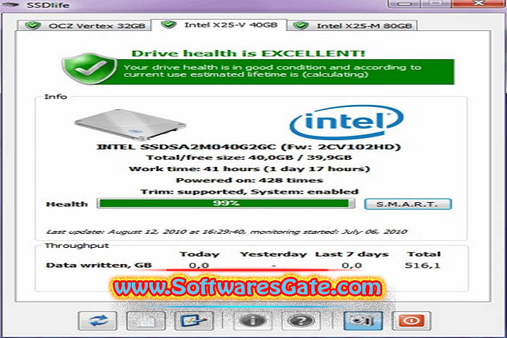 SSDLife Pro : Version 2.5.82 (Latest Software) SSDLife Pro : Version 2.5.82 (Latest Software)