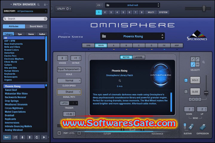 Spectrasonics Omnisphere : Version v2.8.7c (Latest Software)