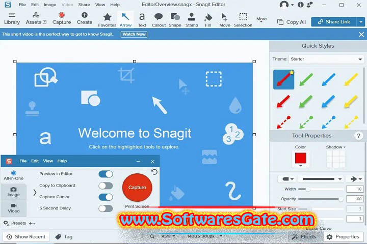 TechSmith SnagIt : Version v25.1.0.6239 (Latest Software)