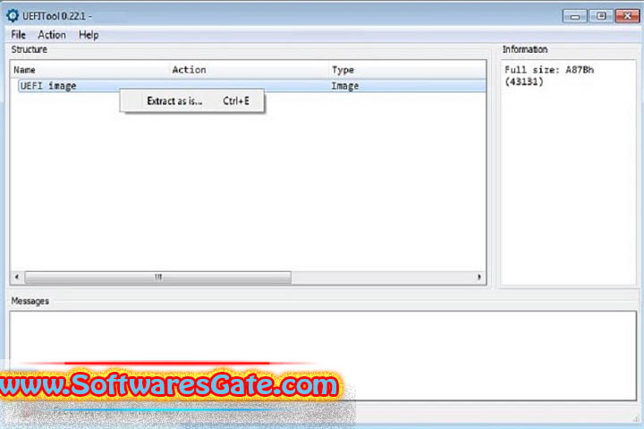 UEFITool : Version A71 (Latest Software)