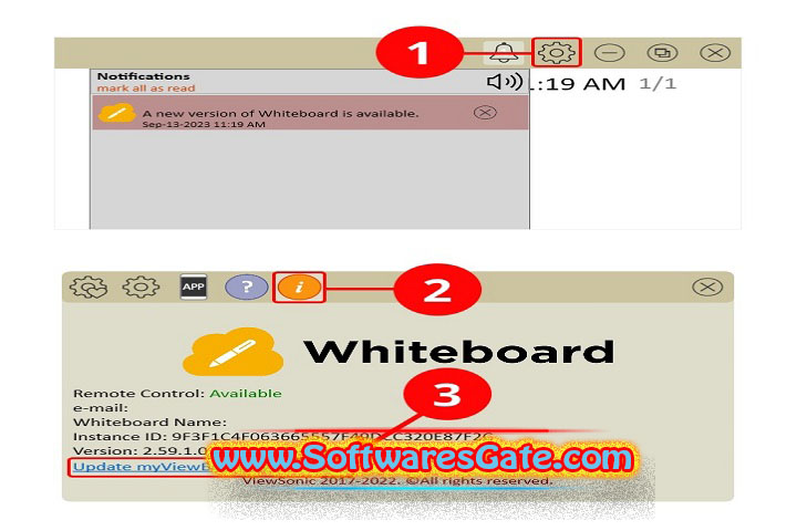 myViewBoard Whiteboard : Version 2.74.7 (Latest Software)