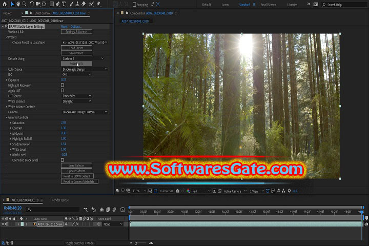 AEScripts BRAW Studio : Version v3.3.9 (Latest Software)