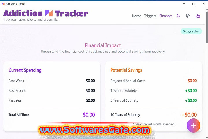 Addiction Tracker : Version 0.0.18 (Latest Software)