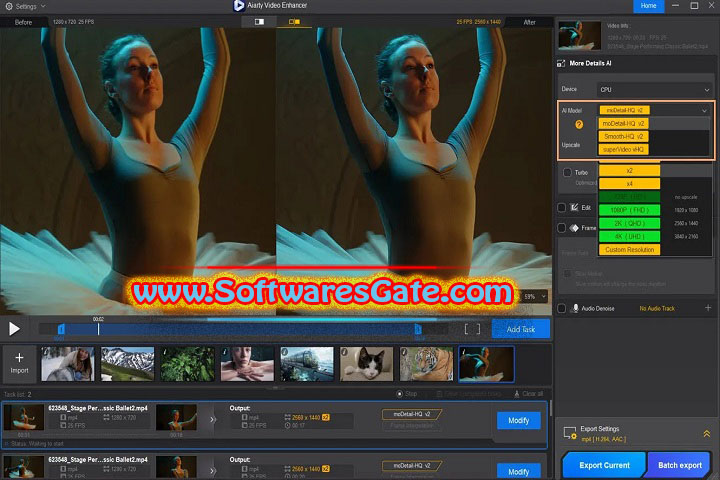 Aiarty Video Enhancer : Version 2.5 (Latest Software)