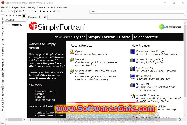 Approximatrix Simply Fortran : Version 3.41.4435 (Latest Software) Approximatrix Simply Fortran : Version 3.41.4435 (Latest Software)