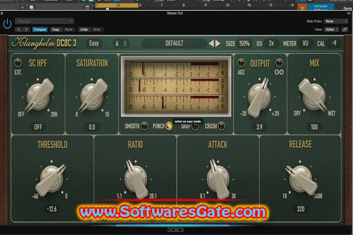 Klanghelm DC8C 3 advanced compressor : Version 3.3.2 (Latest Software)