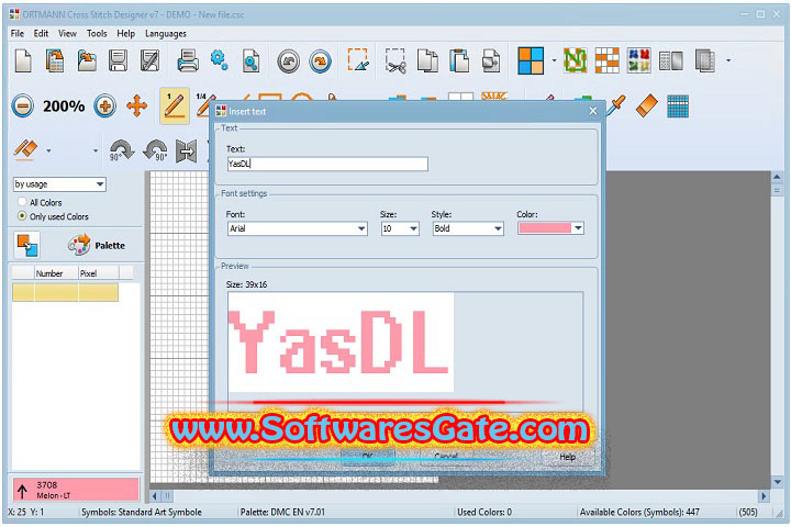 Ortmann Cross Stitch Designer : Version 7.8.1.822 (Latest Software) Ortmann Cross Stitch Designer : Version 7.8.1.822 (Latest Software)