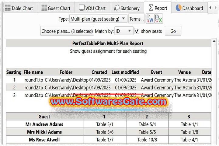 Oryx Digital PerfectTablePlan Professional : Version 7.1.1 (Latest Software)