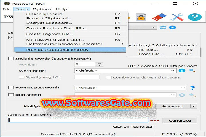 Password Tech : Version 3.5.8 (Latest Software)