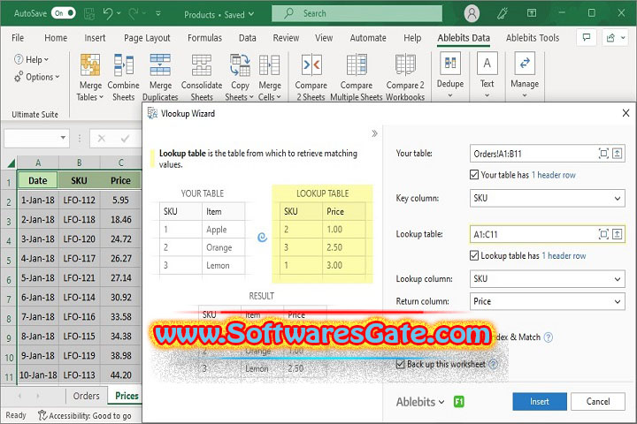 Ablebits Ultimate Suite for Excel Business Edition : Version 2026.1.3869.2548 (Latest Software)