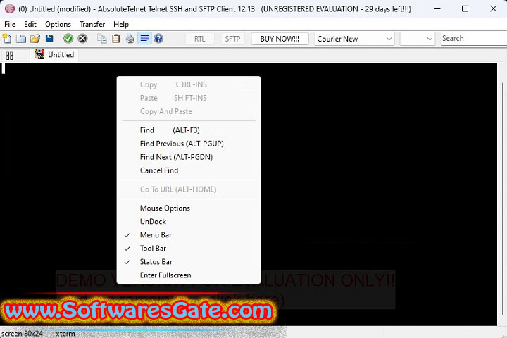 AbsoluteTelnet : Version 13.15 (Latest Software)