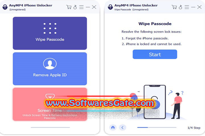 AnyMP4 iPhone Unlocker : Version 1.0.38 (Latest Software)