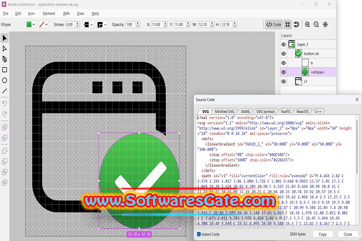Axialis IconVectors Pro : Version 1.10 (Latest Software)