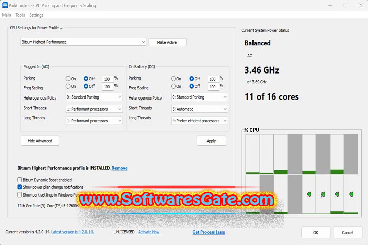 Bitsum ParkControl Pro : Version 5.4.1.2 (Latest Software)