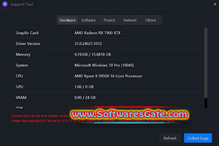 D5 Render : Version 2.6.1.0423 (Latest Software)