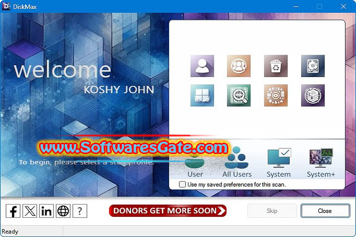 DiskMax : Version 7.2.6.0 (Latest Software)