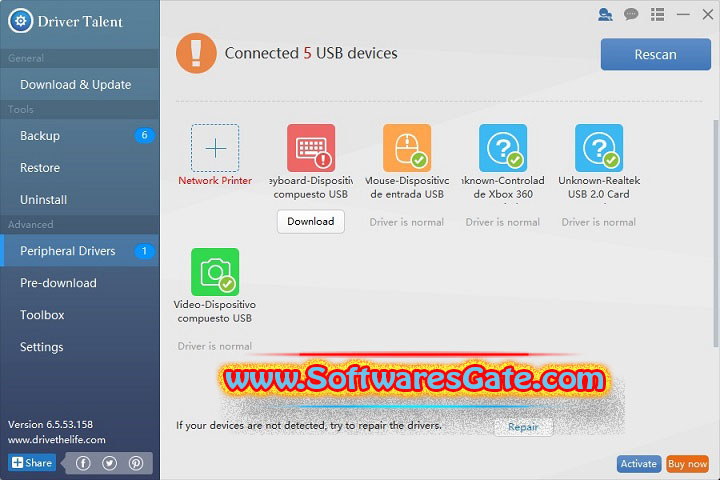 Driver Talent XWeb : Version 1.0.0.14 (Latest Software)