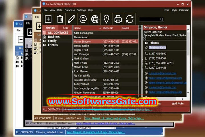 E-Z Contact Book : Version 5.2.3.112 (Latest Software) E-Z Contact Book : Version 5.2.3.112 (Latest Software)