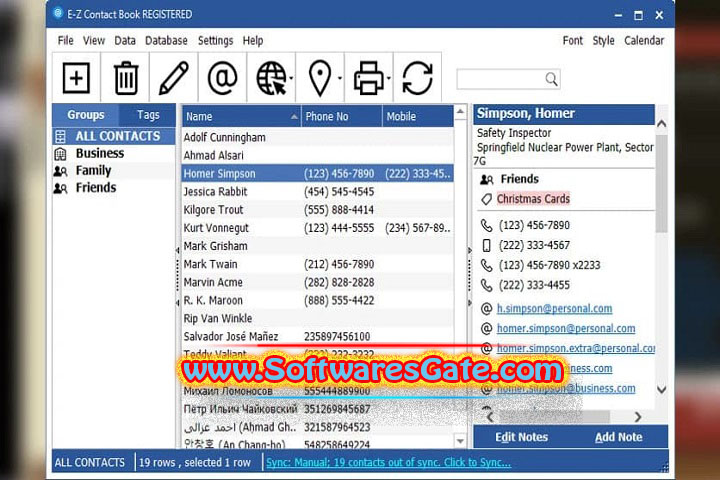 E-Z Contact Book : Version 5.2.3.112 (Latest Software) E-Z Contact Book : Version 5.2.3.112 (Latest Software)