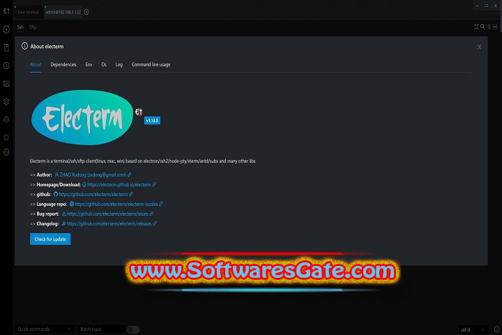 Electerm : Version 1.100.46 (Latest Software)