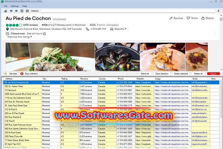 Estrattoredati Tripadvisor Extractor Pro : Version 2.4.0 (Latest Software) Estrattoredati Tripadvisor Extractor Pro : Version 2.4.0 (Latest Software)