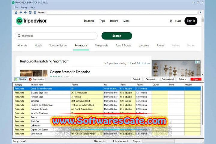 Estrattoredati Tripadvisor Extractor Pro : Version 2.4.0 (Latest Software) Estrattoredati Tripadvisor Extractor Pro : Version 2.4.0 (Latest Software)