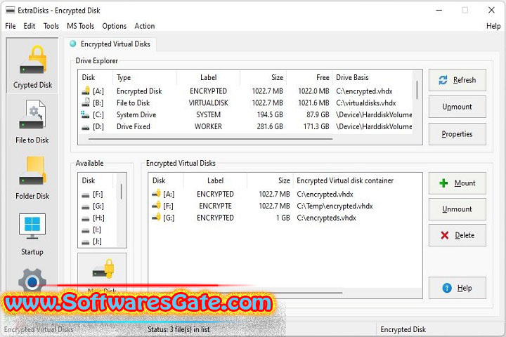 ExtraDisks Home : Version 25.8.1 (Latest Software)