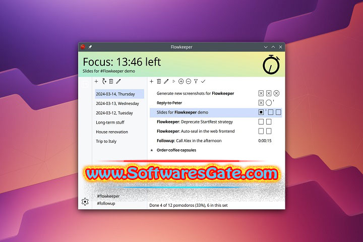 Flowkeeper : Version 1.0.0 (Latest Software)