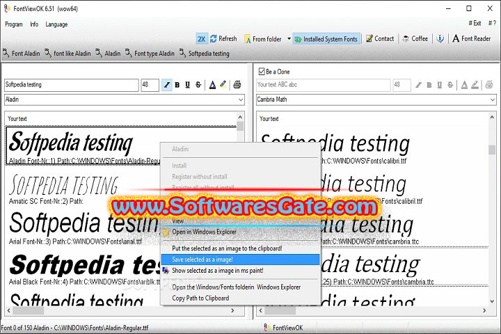 FontViewOK : Version 9.21 (Latest Software) FontViewOK : Version 9.21 (Latest Software)